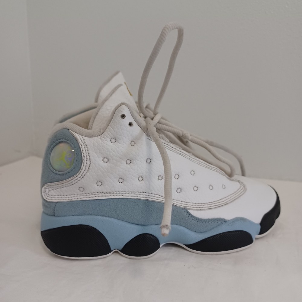 Nike Air Jordan 13 Retro Baby Blue Sneakers Size 13c - Picture 5 of 9